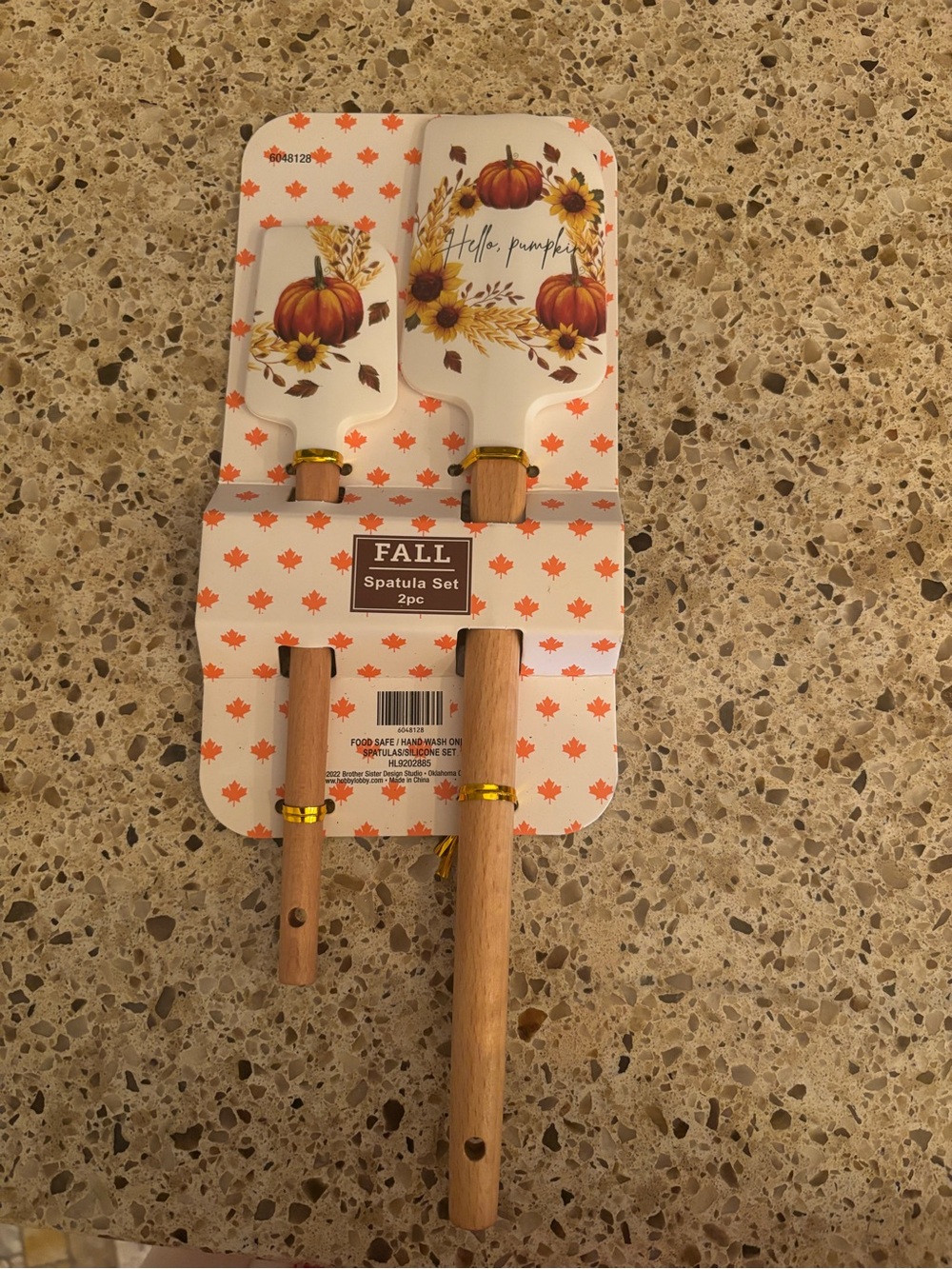 Fall Pumpkin Spatula Set - 2pc - Picture 2 of 2